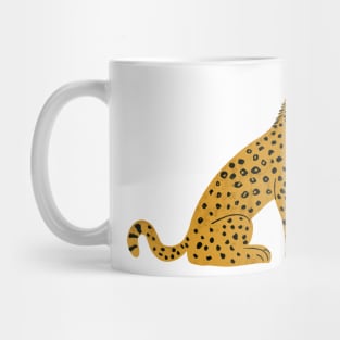 Sitting Leopard Mug